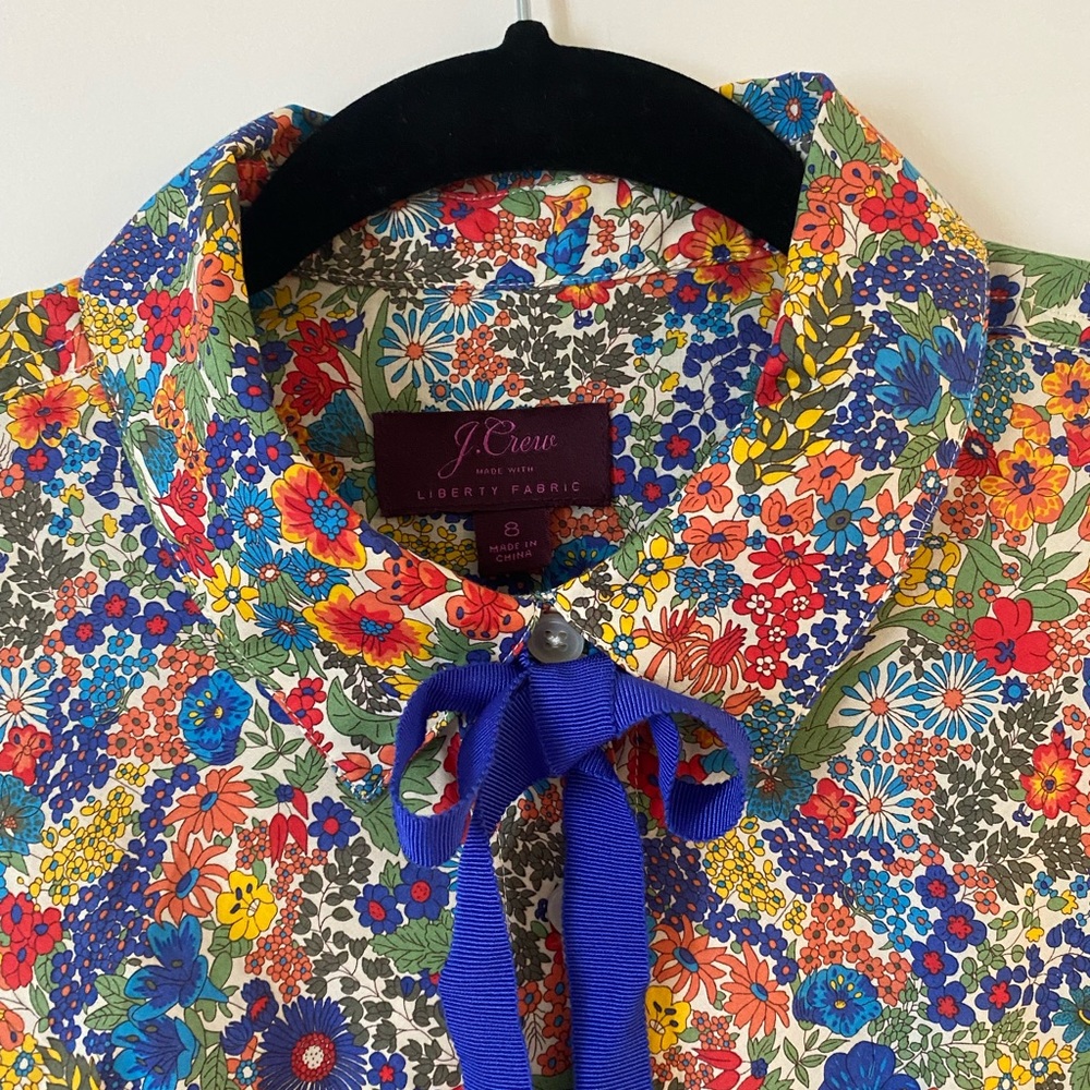 J. Crew Liberty of London Margaret Annie Shirt Dress - Picture 4 of 6